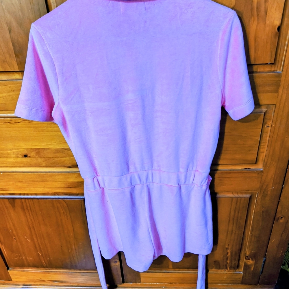 Juicy Couture Light Pink Terry Romper - Picture 3 of 5